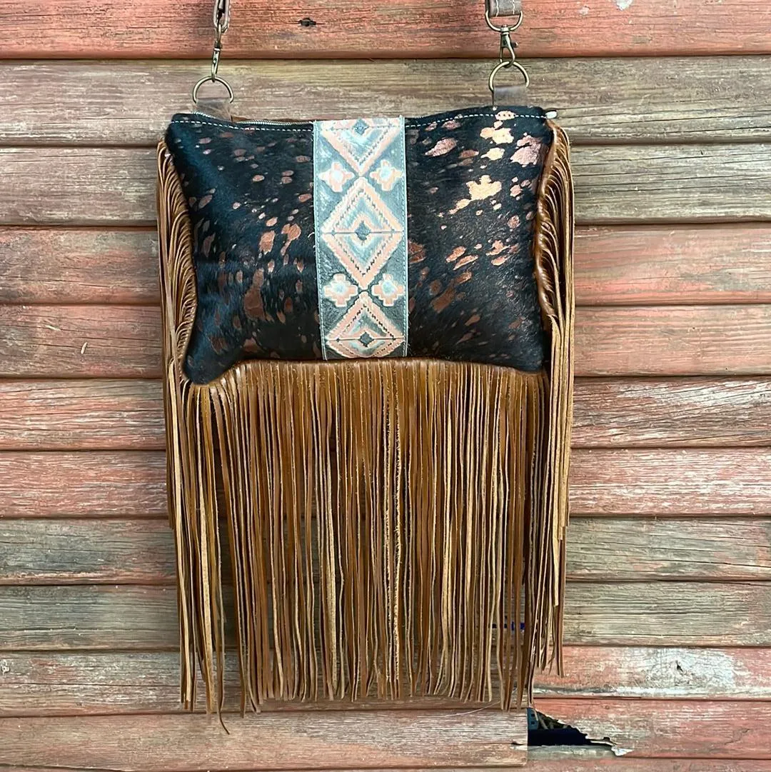 011 Patsy - Black & Rose Gold Acid w/ Adobe Navajo