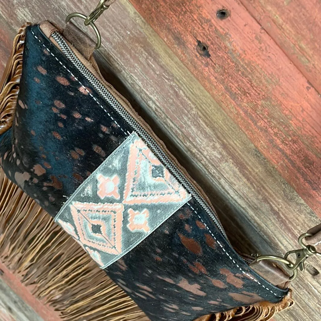 011 Patsy - Black & Rose Gold Acid w/ Adobe Navajo