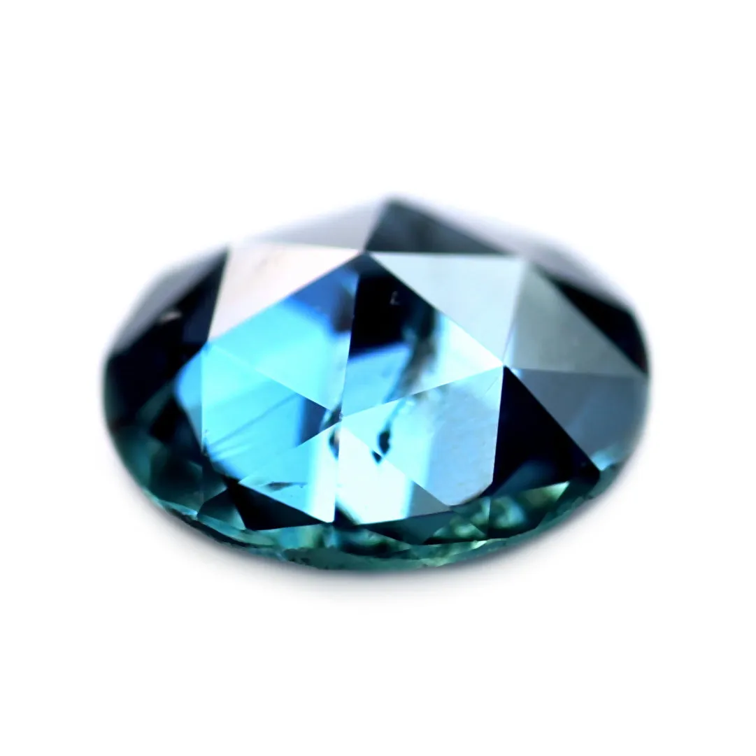 0.40 ct Certified Natural Teal Sapphire