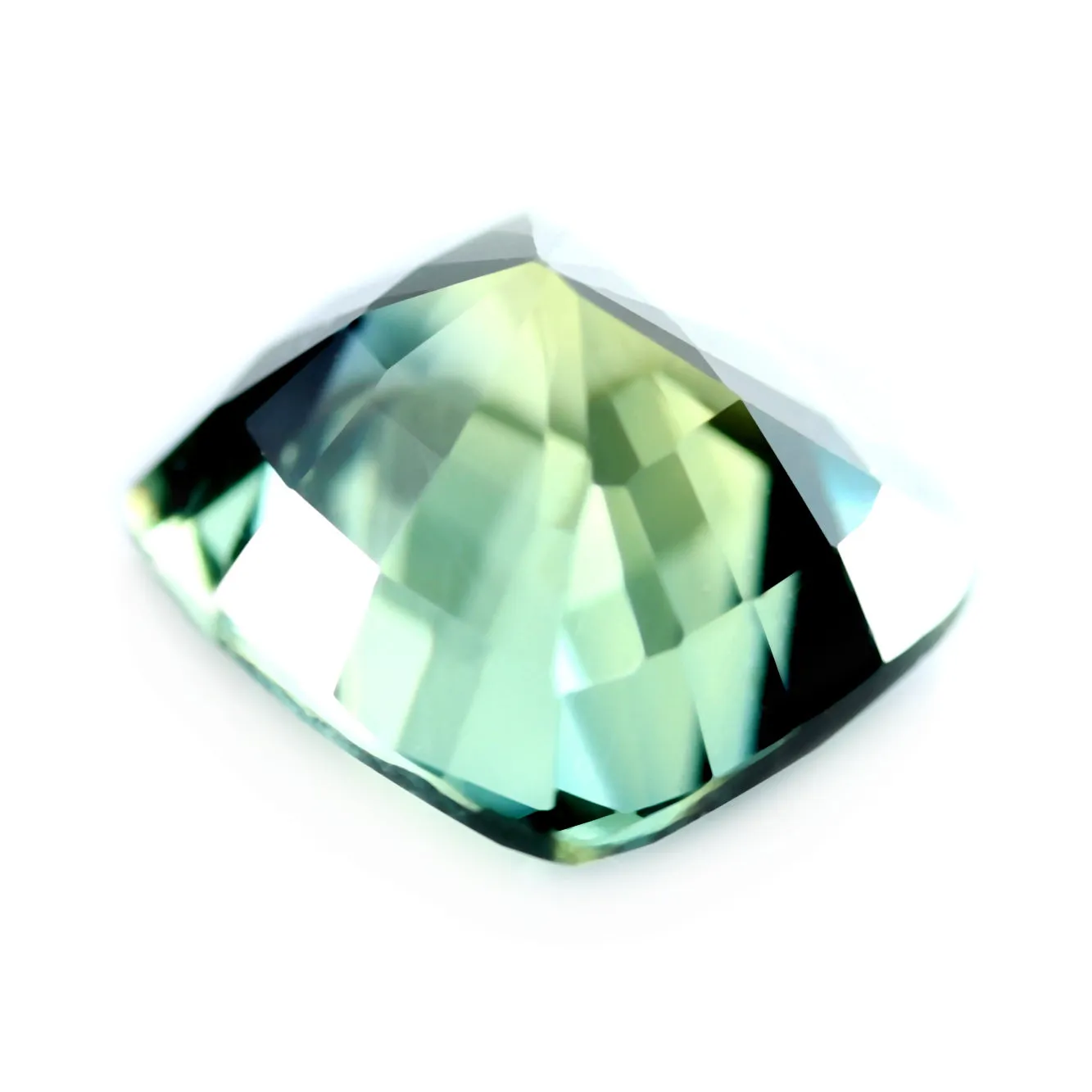 0.43ct Certified Natural Green Sapphire