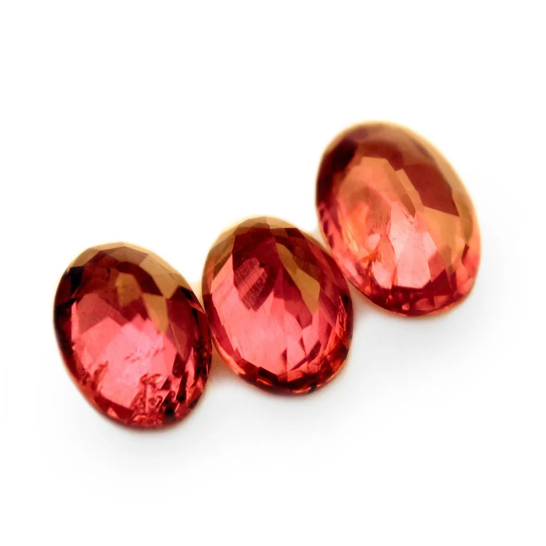 0.43CT Certified Natural Pink Sapphire Matching Set