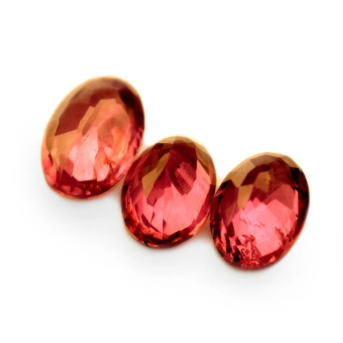 0.43CT Certified Natural Pink Sapphire Matching Set