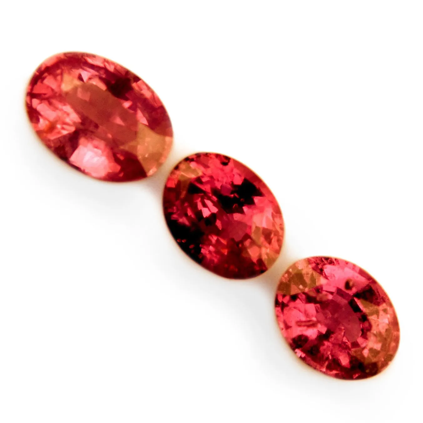 0.43CT Certified Natural Pink Sapphire Matching Set