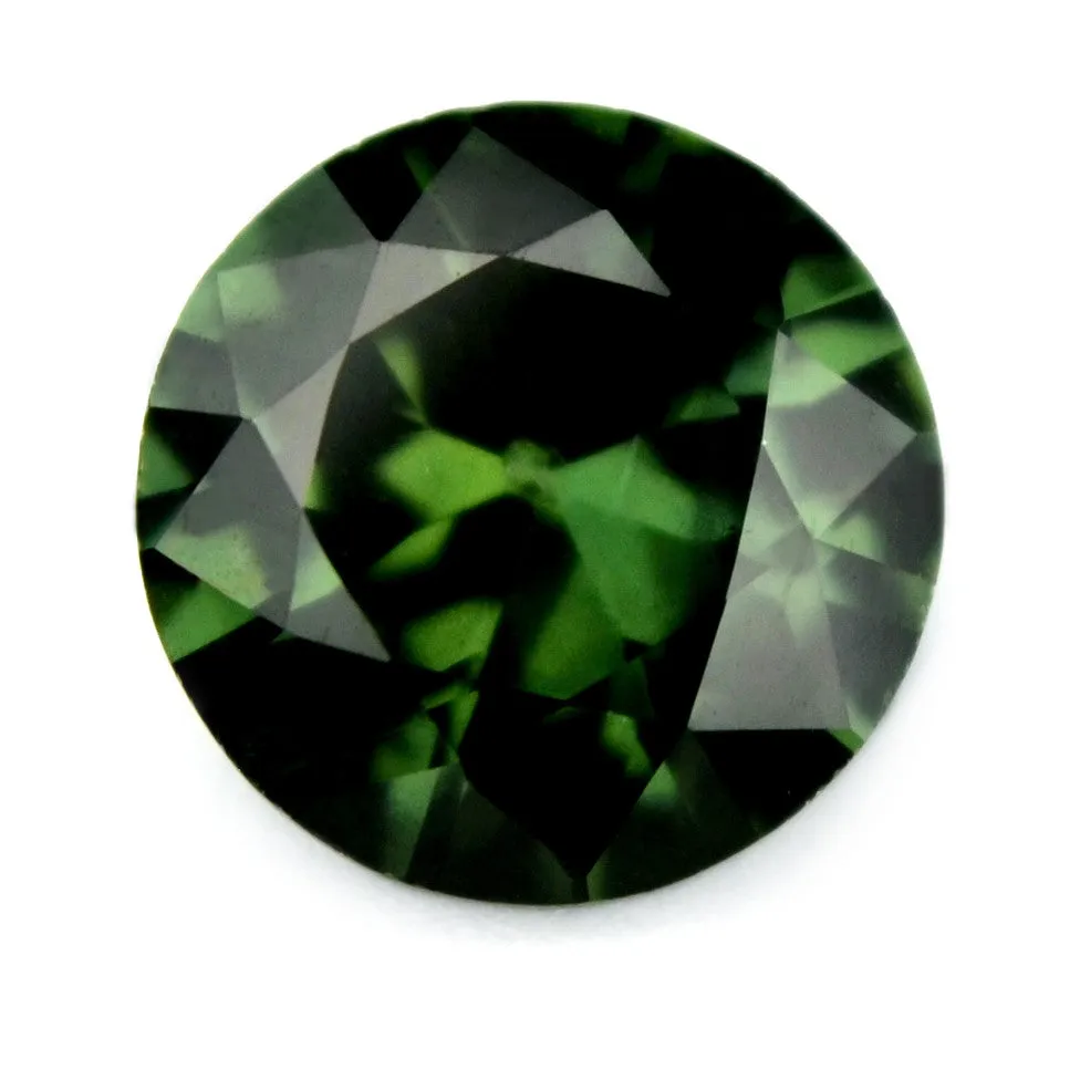 0.46ct Certified Natural Green Sapphire