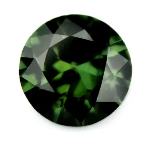 0.46ct Certified Natural Green Sapphire