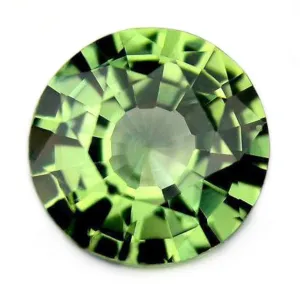 0.47ct Certified Natural Green Sapphire
