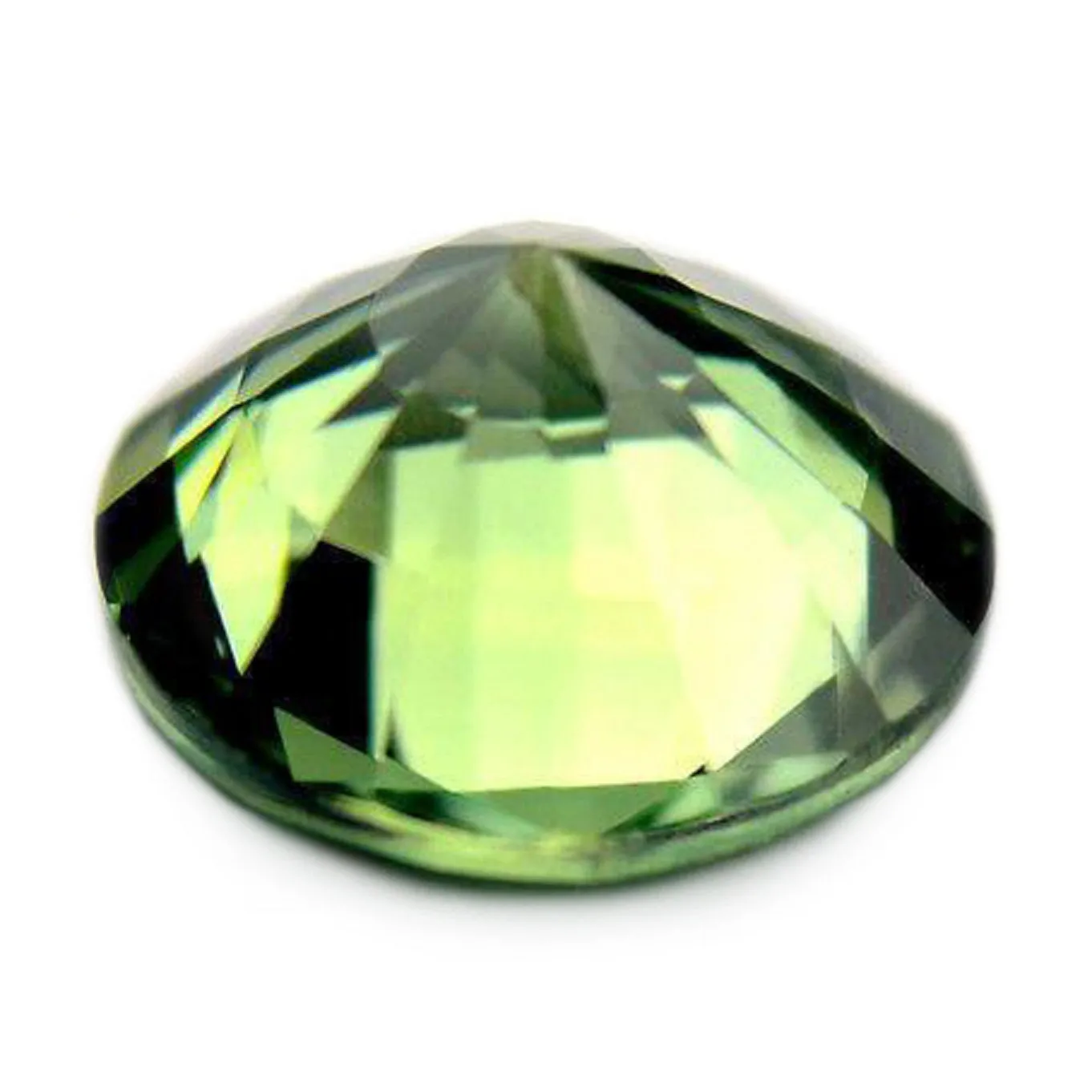 0.47ct Certified Natural Green Sapphire