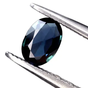 0.49ct Certified Natural Teal Sapphire