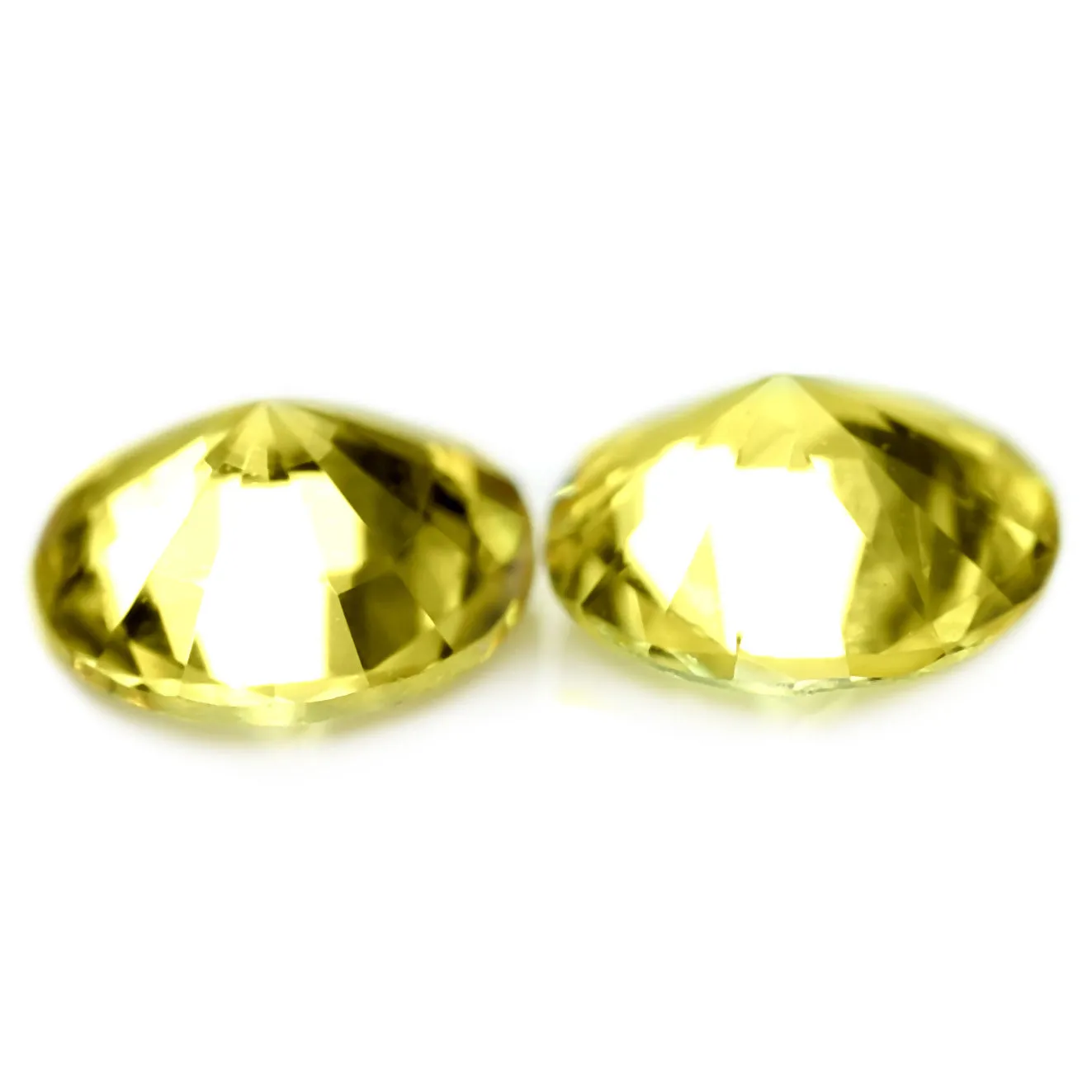 0.50ct Certified Natural Yellow Sapphire Matching Pair