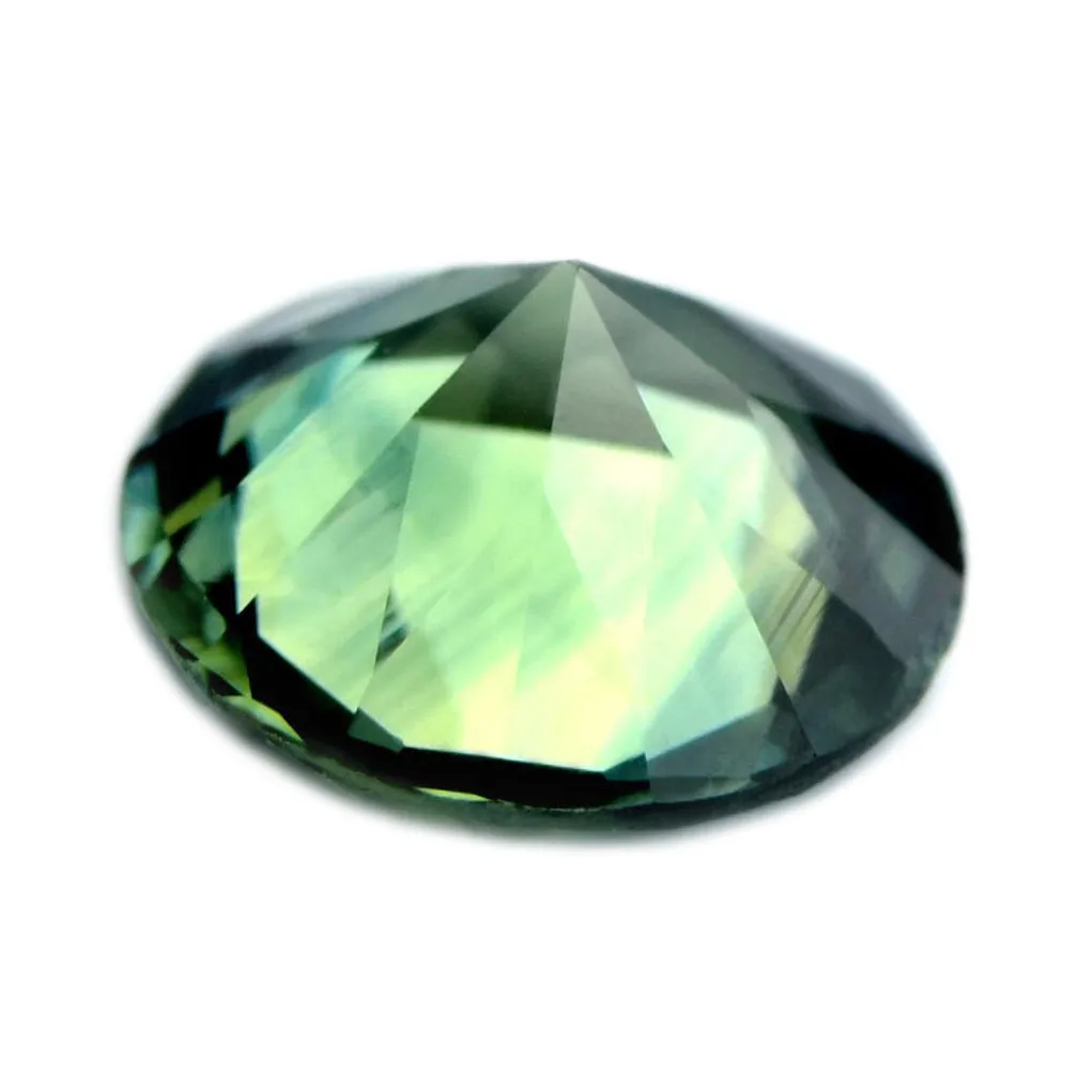 0.51ct Certified Natural Green Sapphire