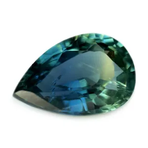 0.51ct Certified Natural Teal Sapphire