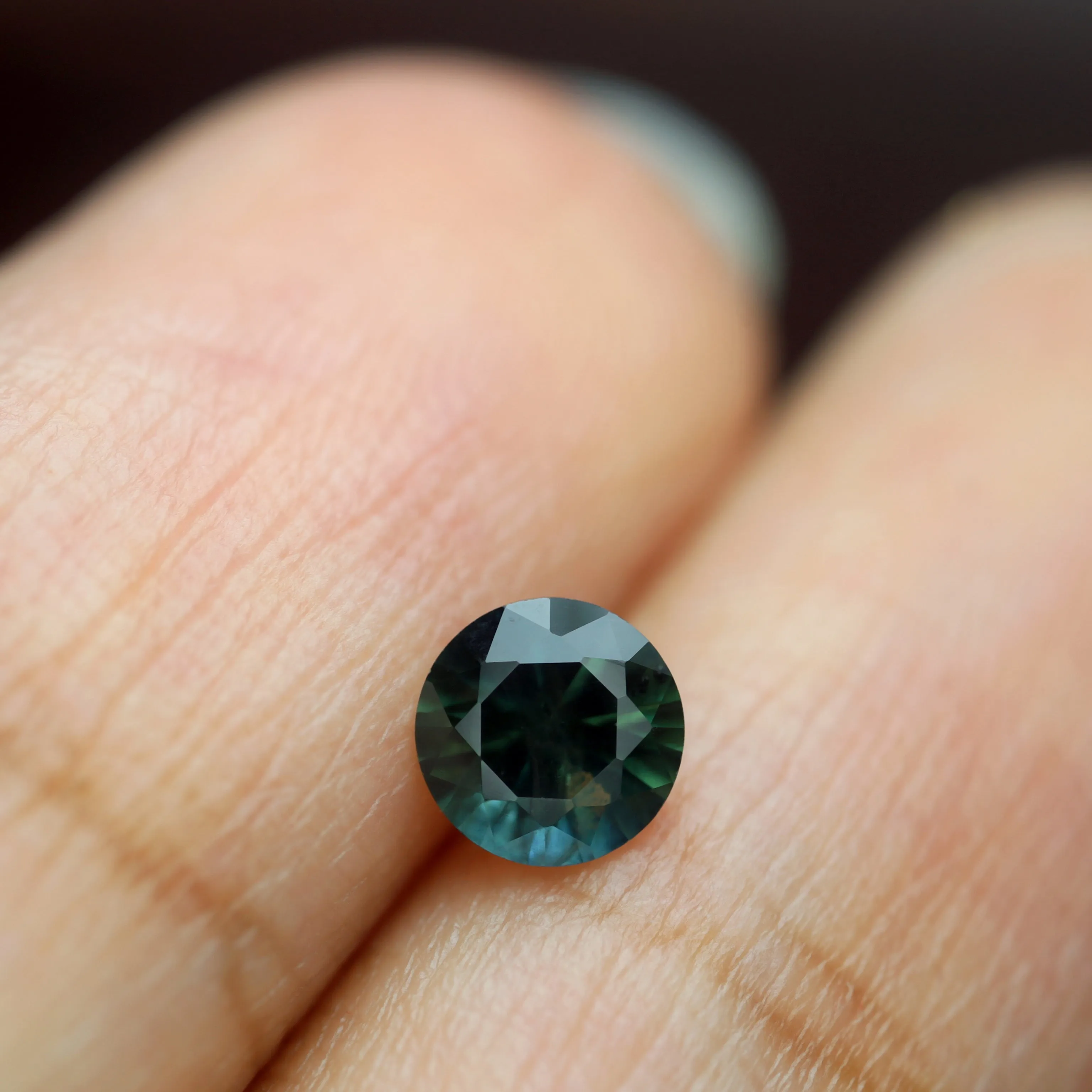 0.51ct Certified Natural Teal Sapphire