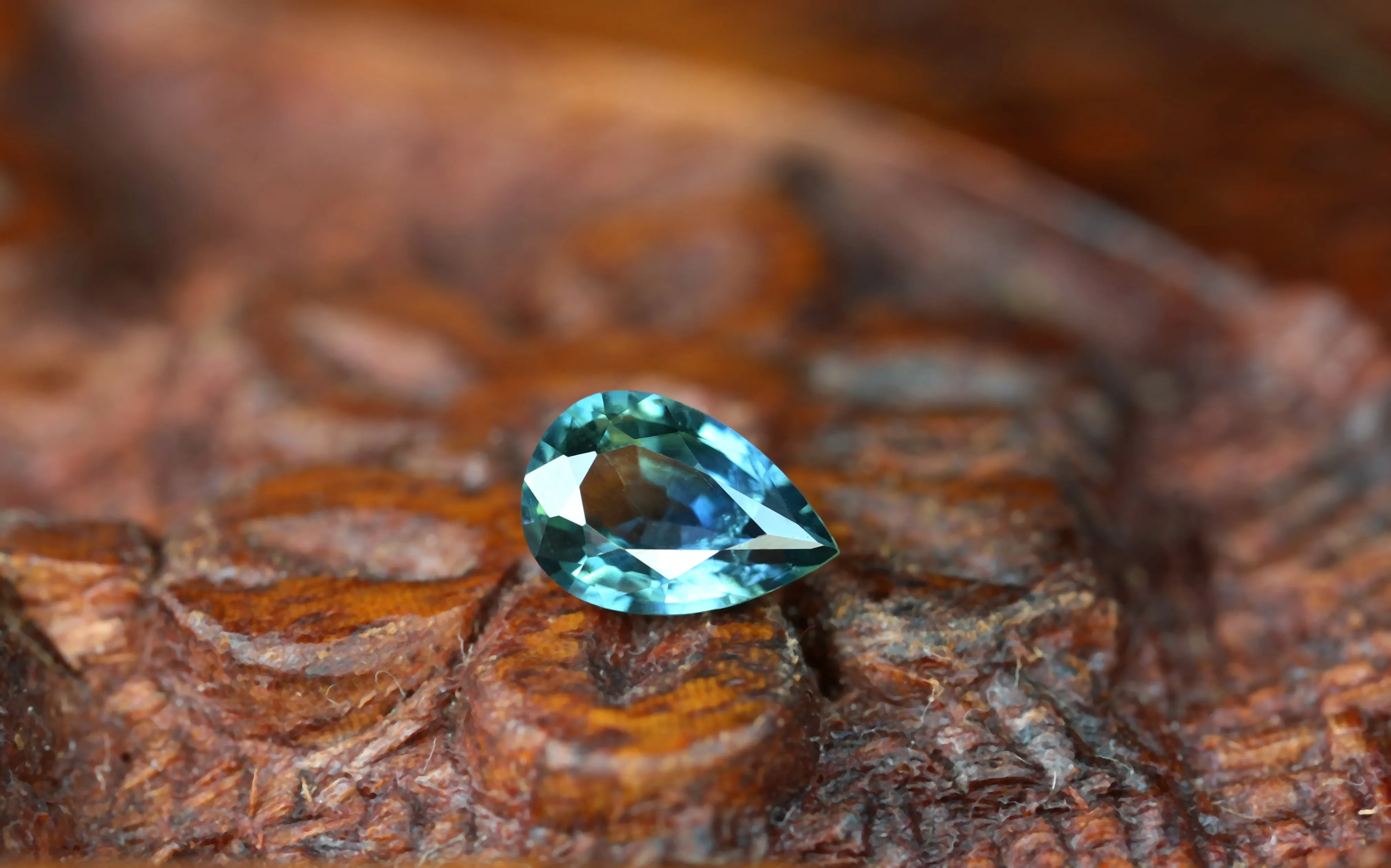 0.51ct Certified Natural Teal Sapphire