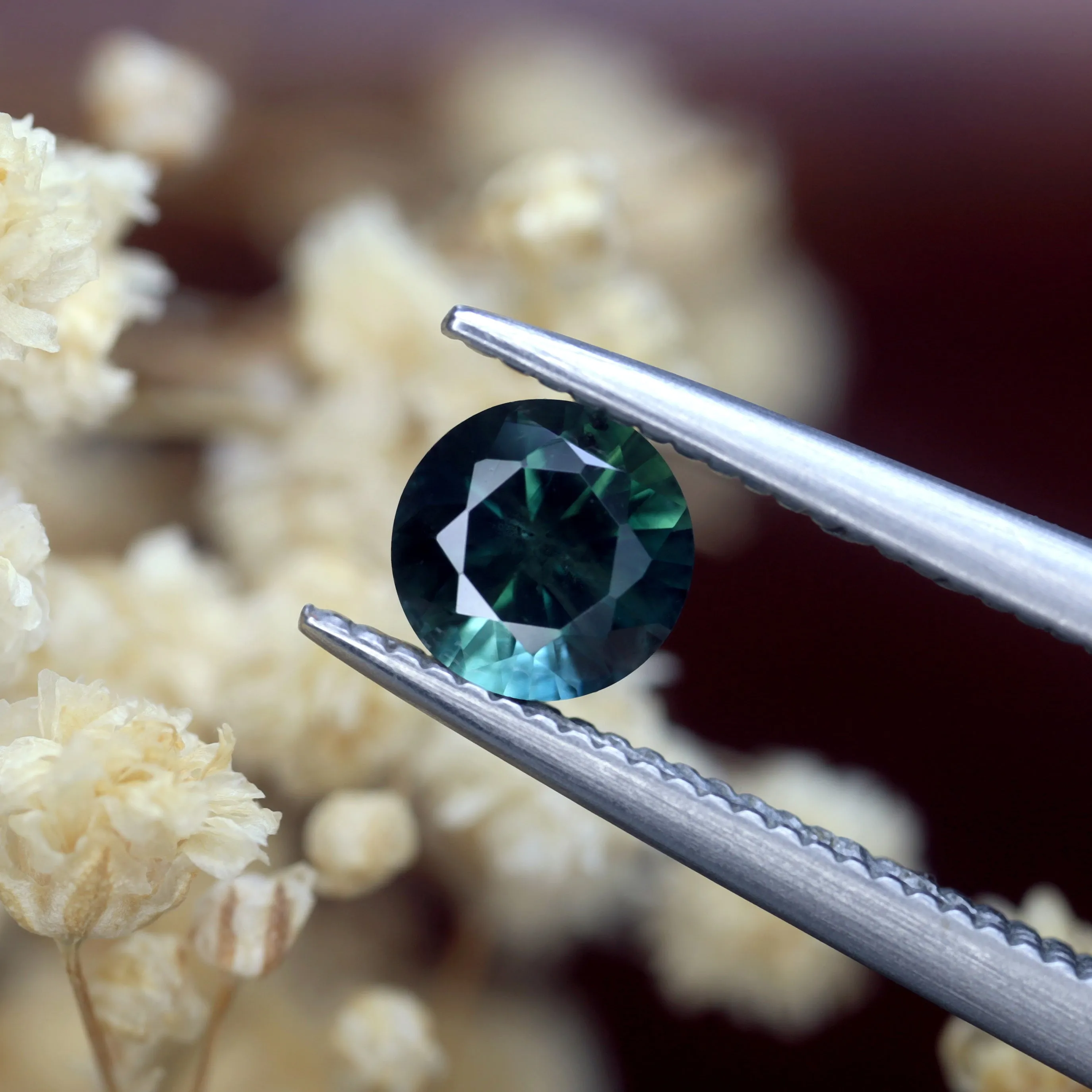 0.51ct Certified Natural Teal Sapphire