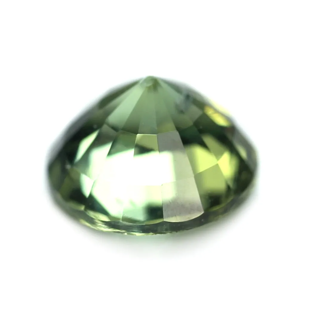 0.52ct Certified Natural Green Sapphire