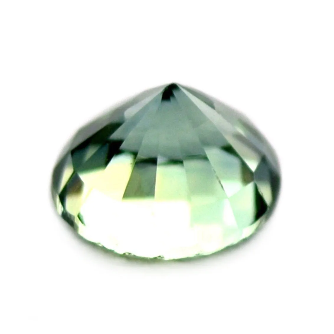 0.53 ct Certified Natural Green Sapphire