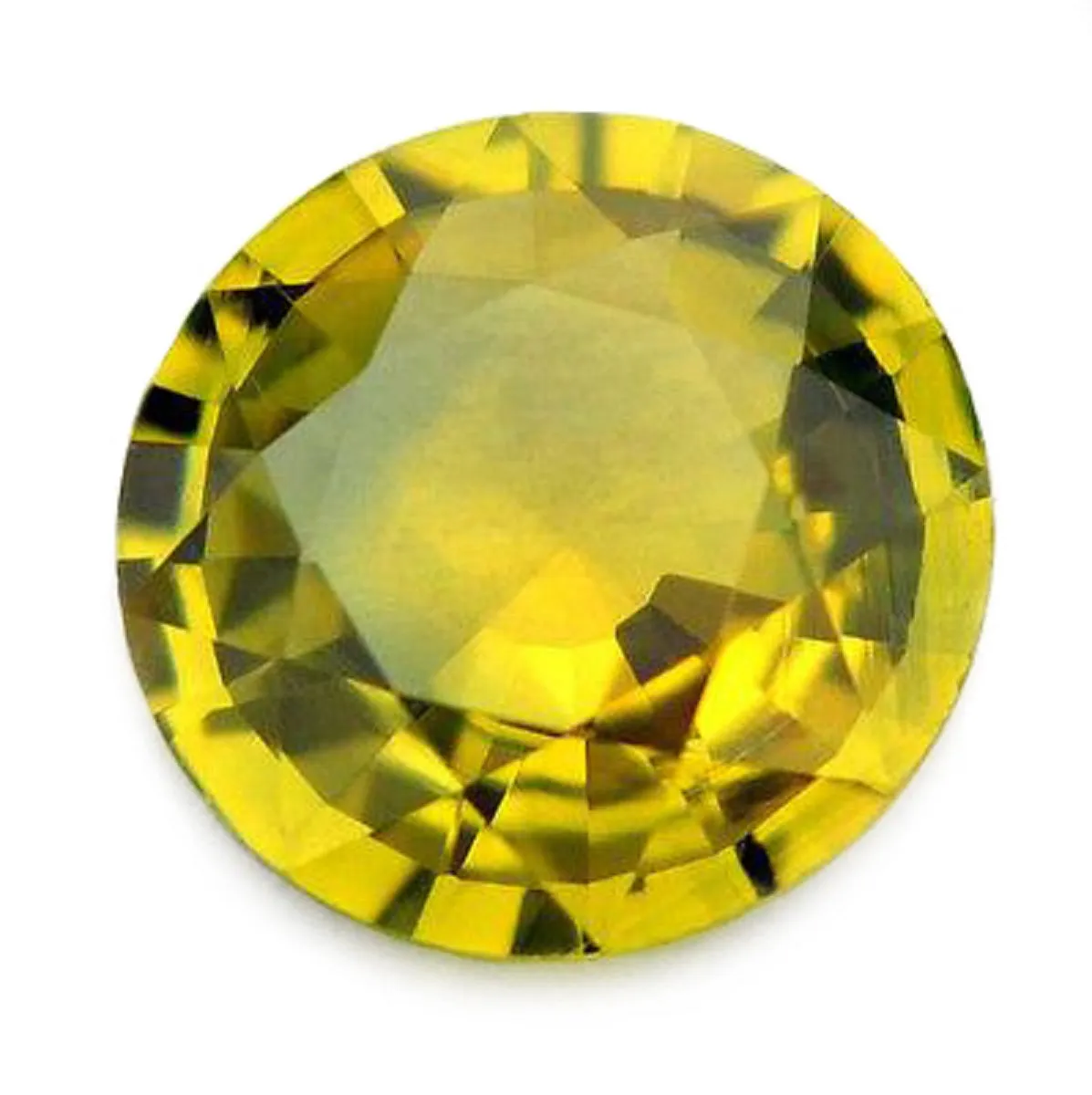 0.53ct Certified Natural Yellow Sapphire