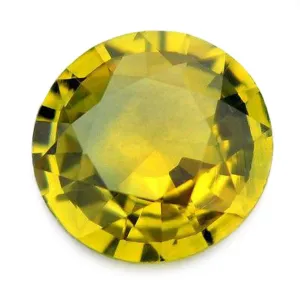 0.53ct Certified Natural Yellow Sapphire