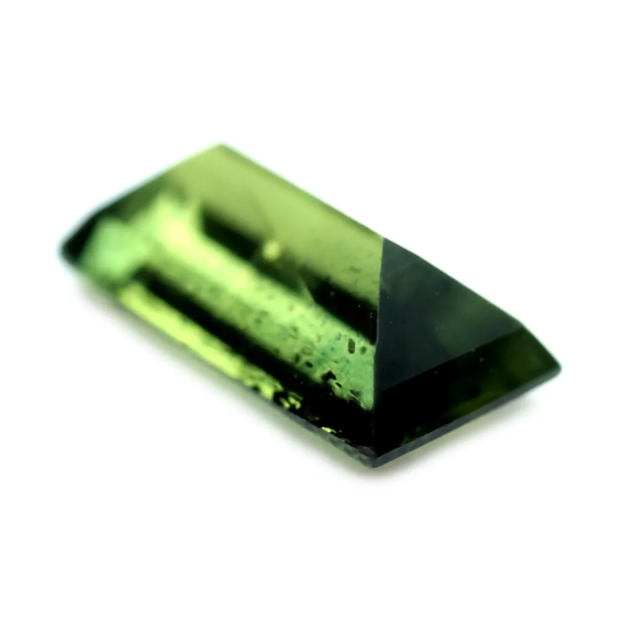 0.54ct Certified Natural Green Sapphire