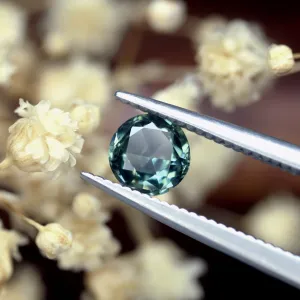 0.54ct Certified Natural Teal Sapphire