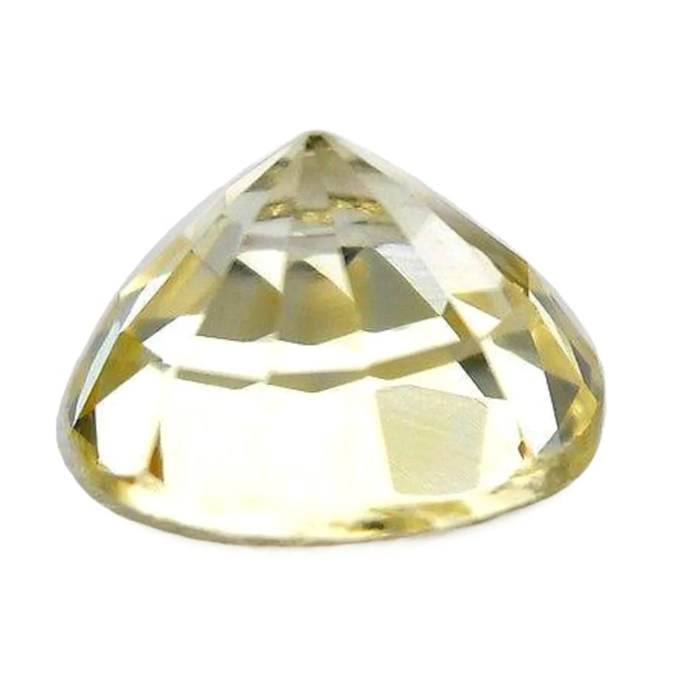 0.54ct Certified Natural White Sapphire
