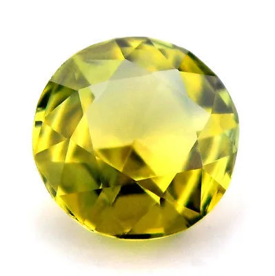 0.54ct Certified Natural Yellow Sapphire