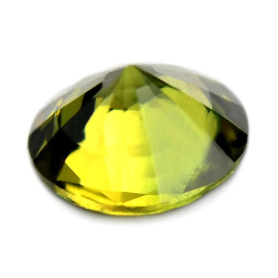 0.55ct Certified Natural Green Sapphire
