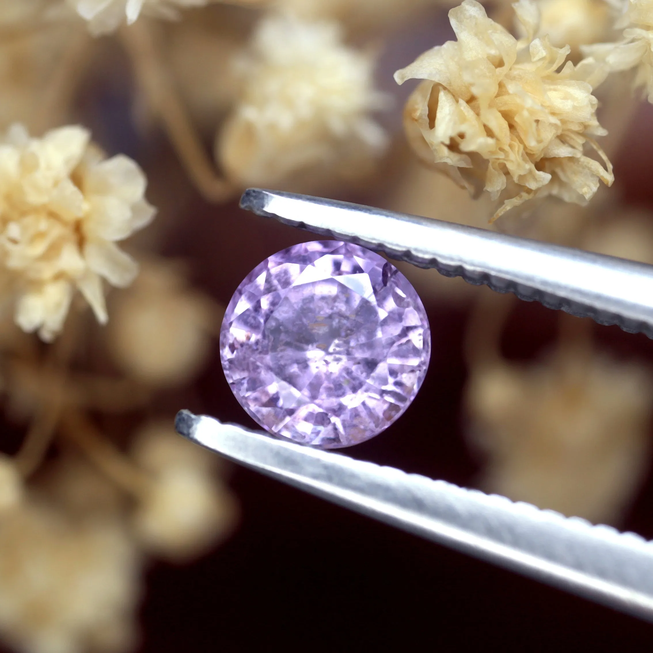 0.55ct Certified Natural Lavender Sapphire