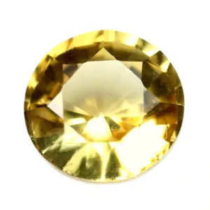 0.55ct Certified Natural Yellow Sapphire
