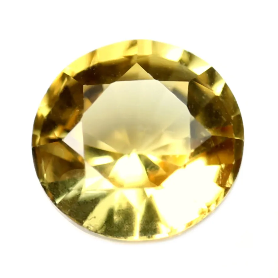 0.55ct Certified Natural Yellow Sapphire