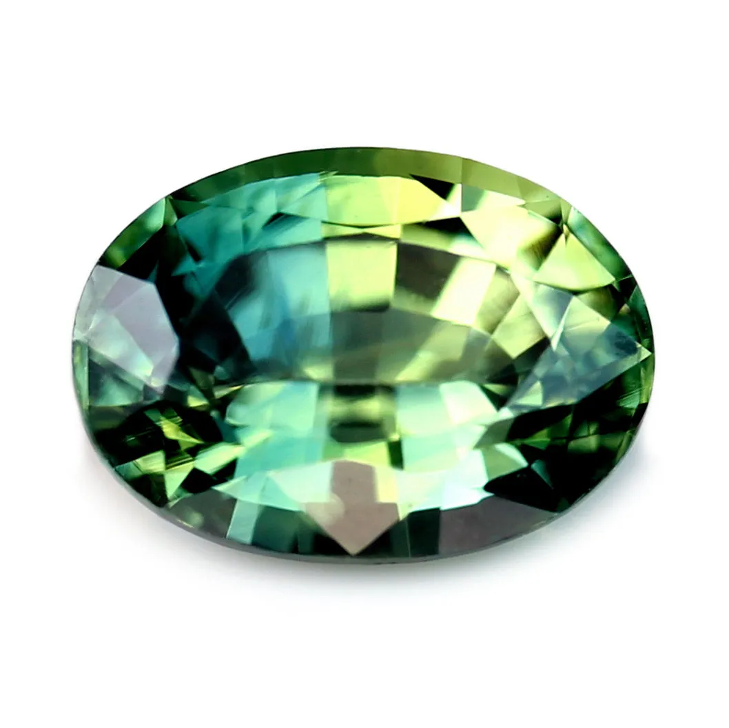 0.56ct Certified Natural Green Sapphire