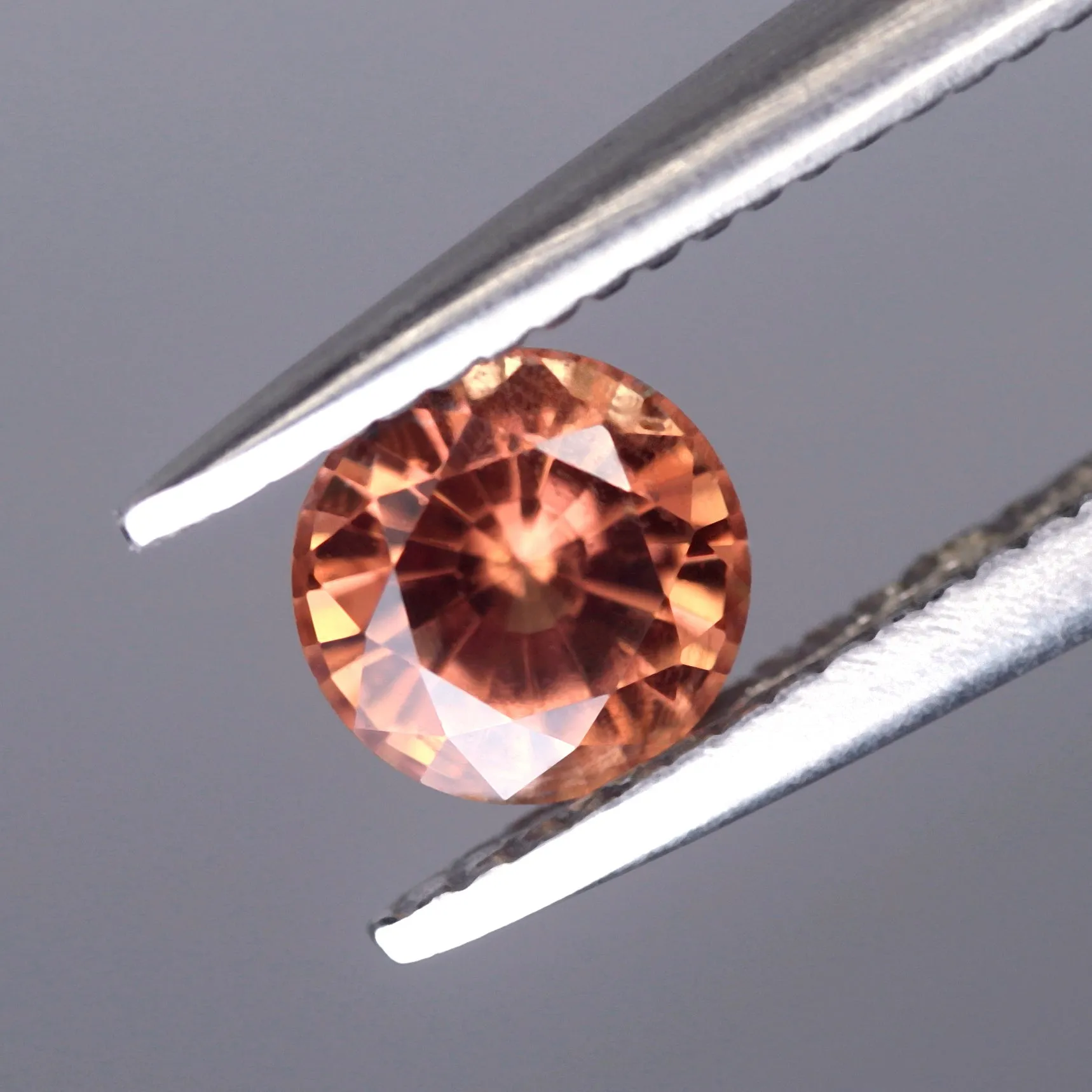 0.56ct Certified Natural Orange Sapphire