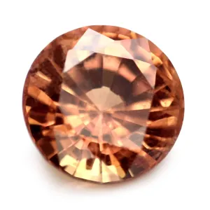 0.56ct Certified Natural Orange Sapphire