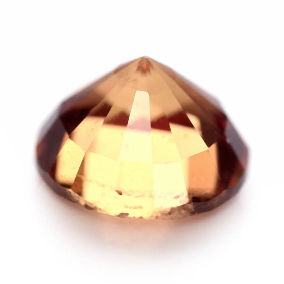 0.56ct Certified Natural Orange Sapphire