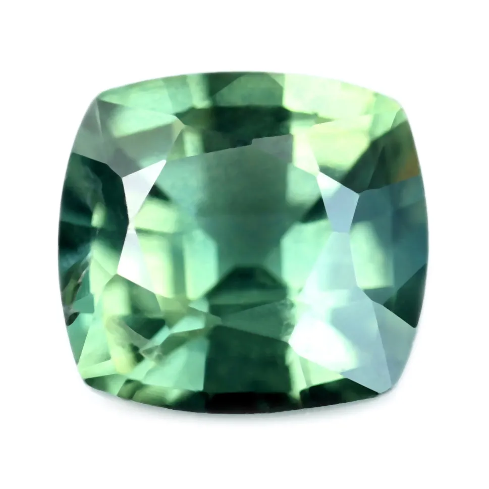 0.57ct Certified Natural Green Sapphire