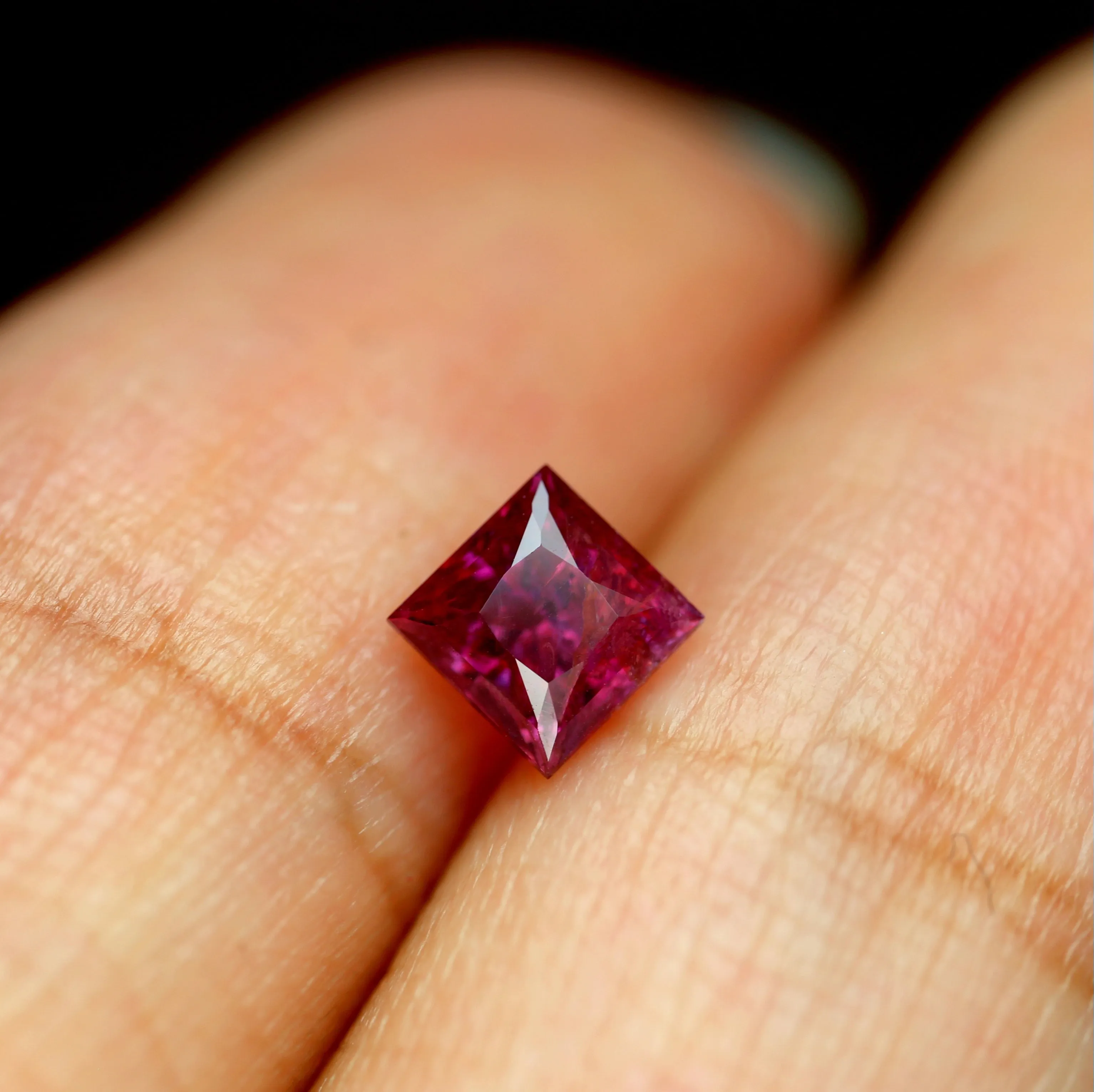 0.57ct Certified Natural Red Color Ruby