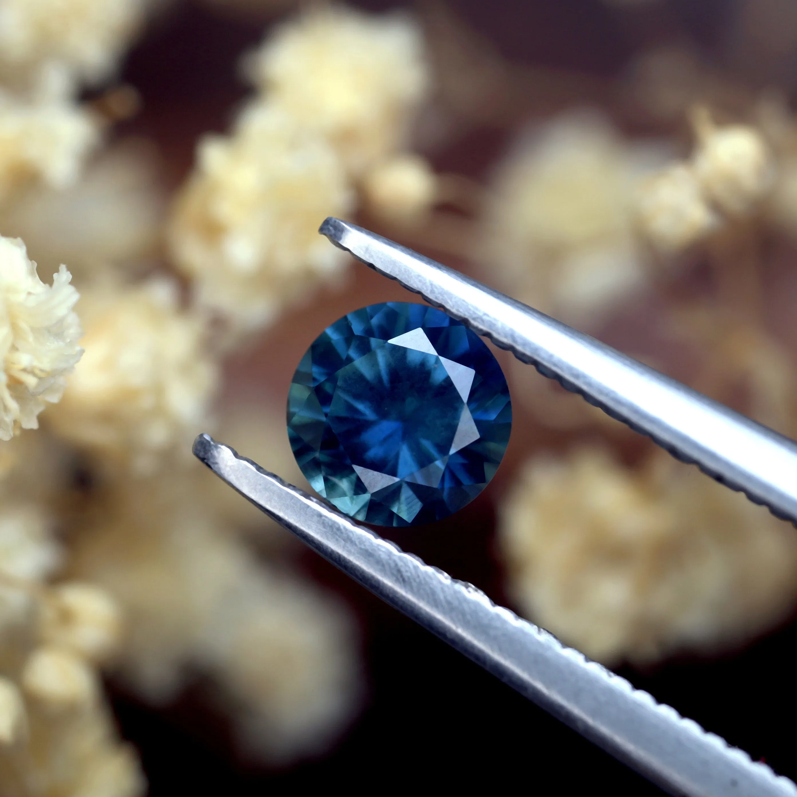 0.57ct Certified Natural Teal Sapphire