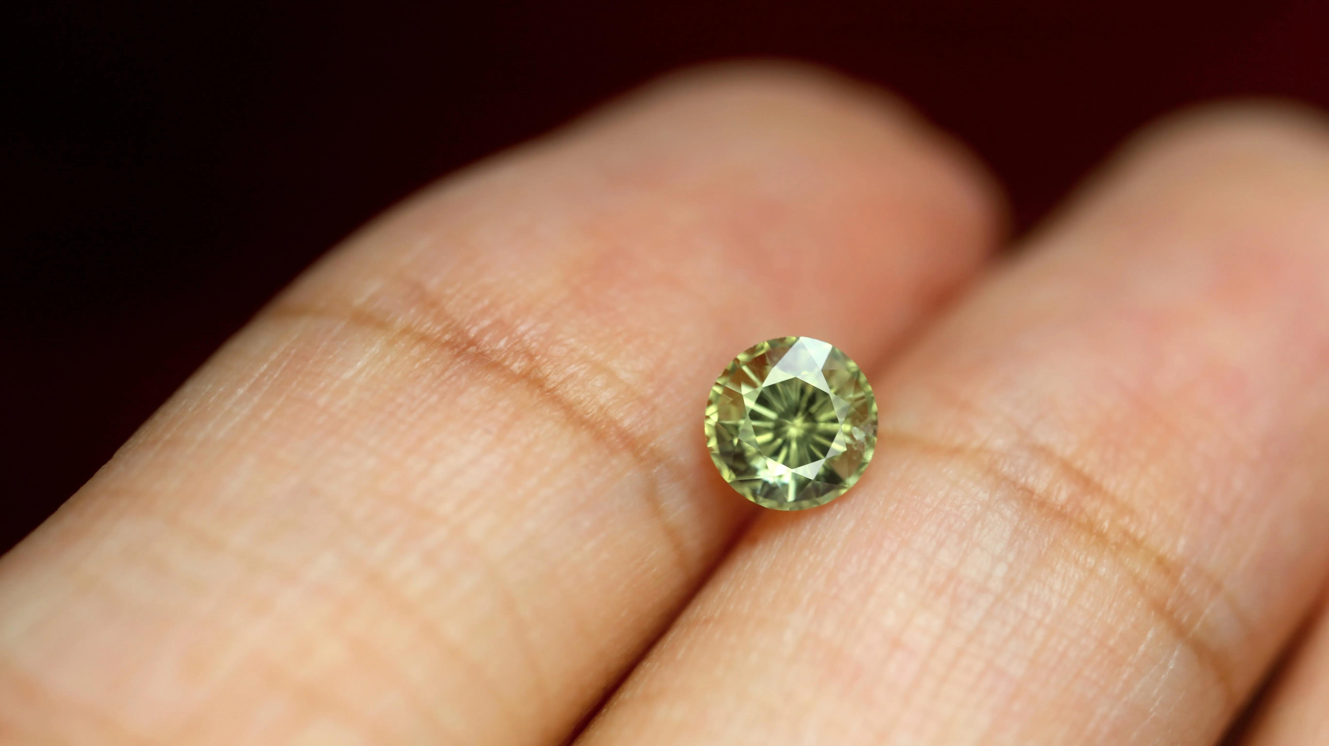 0.57ct Certified Natural Yellow Sapphire