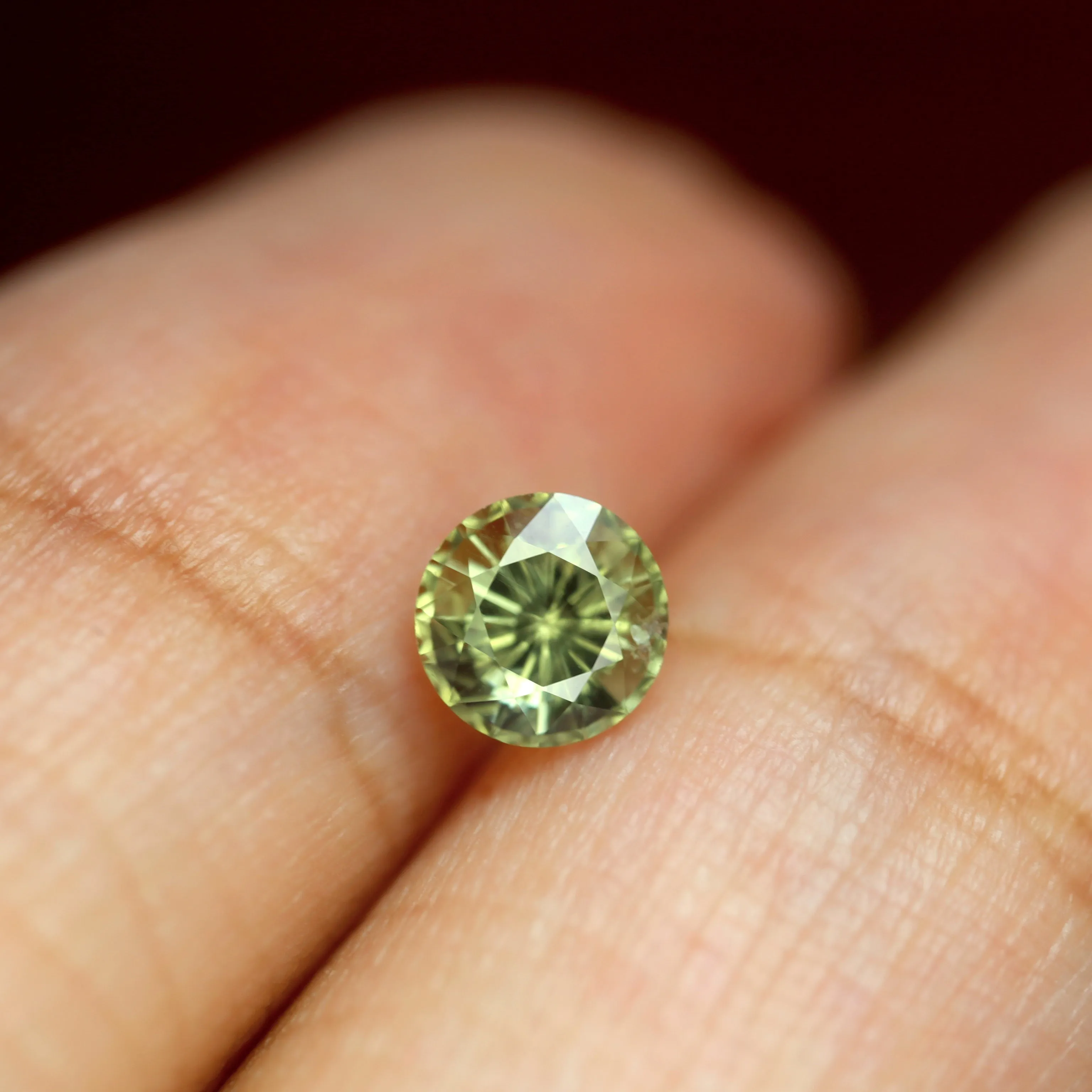 0.57ct Certified Natural Yellow Sapphire