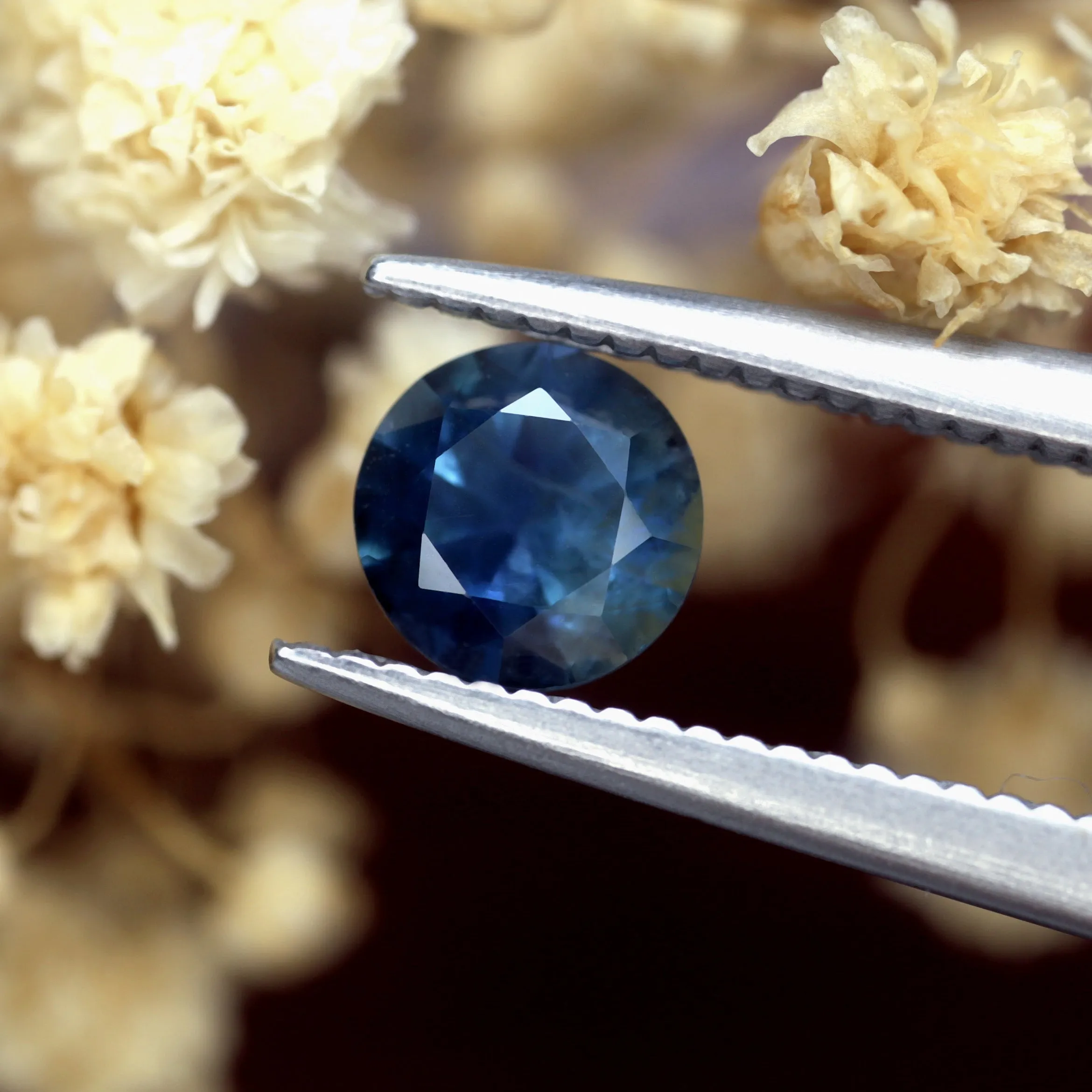 0.58ct Certified Natural Blue Sapphire