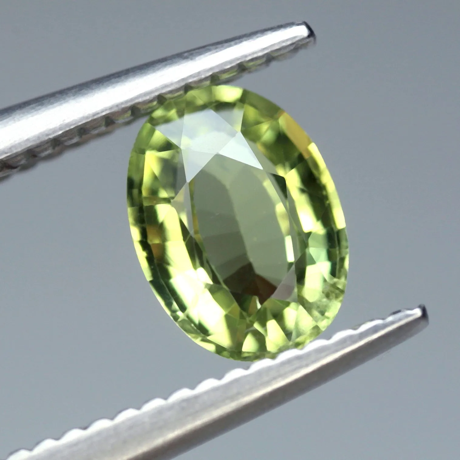 0.58ct Certified Natural Green Sapphire