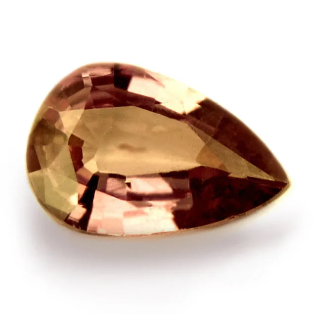 0.58ct Certified Natural Peach Sapphire