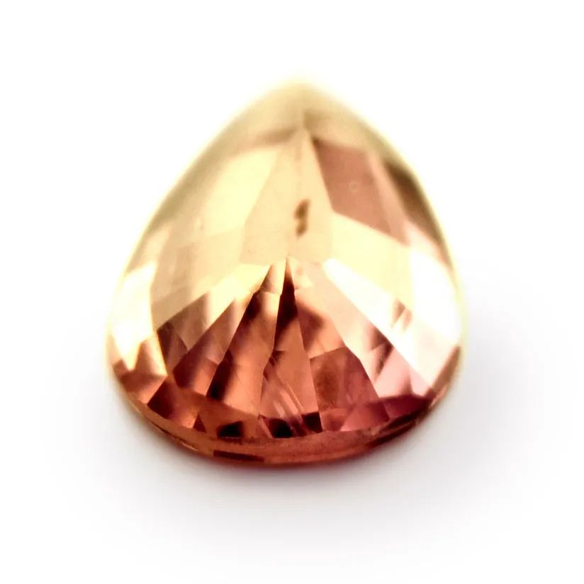 0.58ct Certified Natural Peach Sapphire