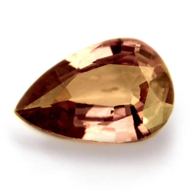 0.58ct Certified Natural Peach Sapphire