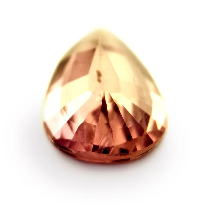 0.58ct Certified Natural Peach Sapphire