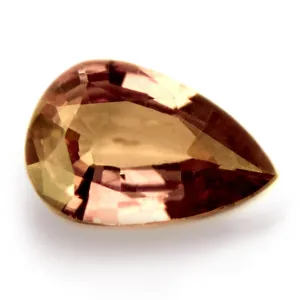 0.58ct Certified Natural Peach Sapphire