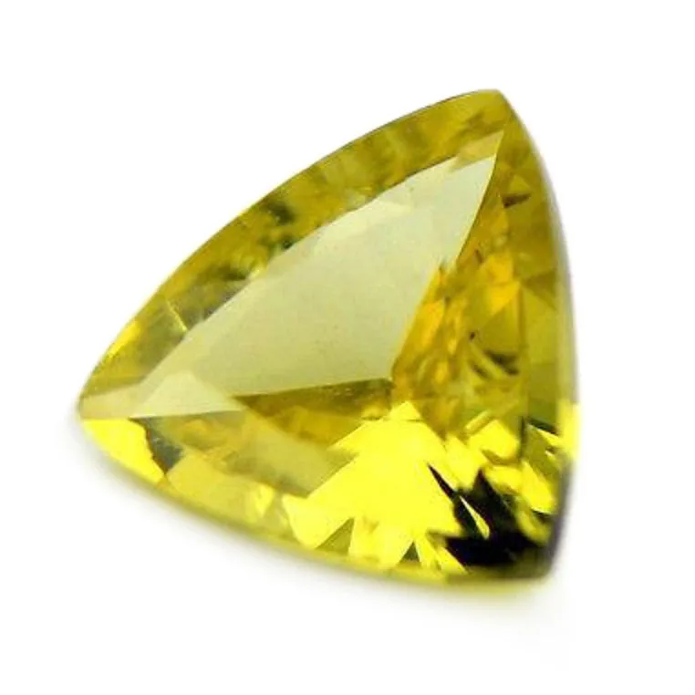 0.58ct Certified Natural Yellow Sapphire