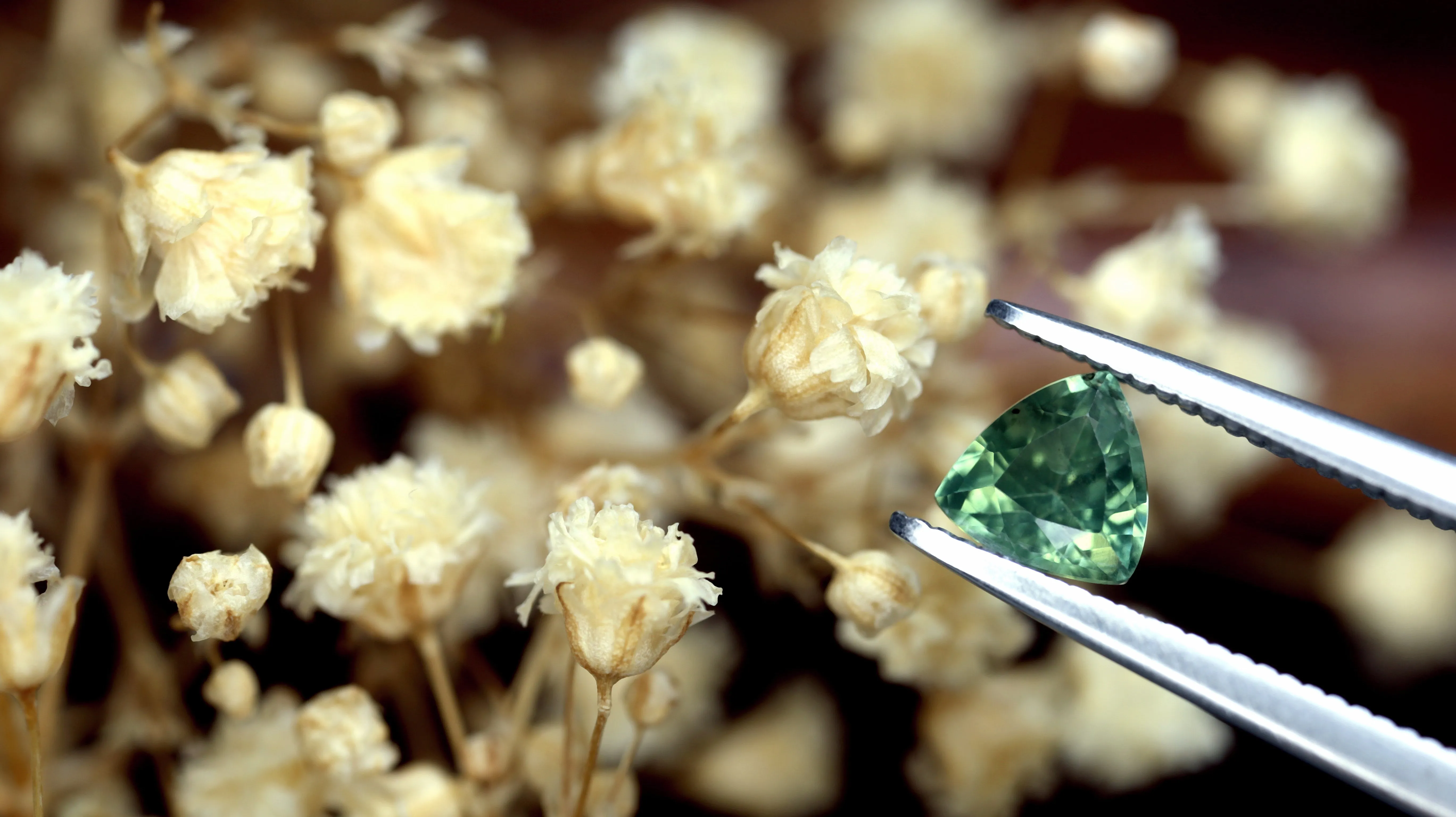 0.59ct Certified Natural Green Sapphire