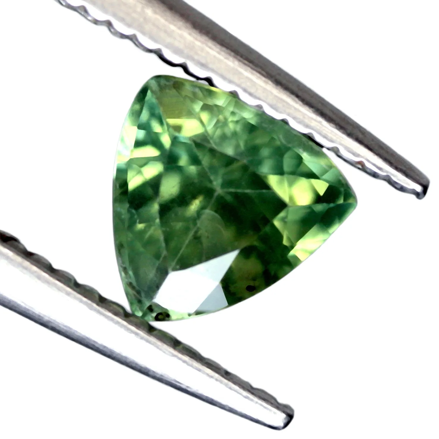 0.59ct Certified Natural Green Sapphire