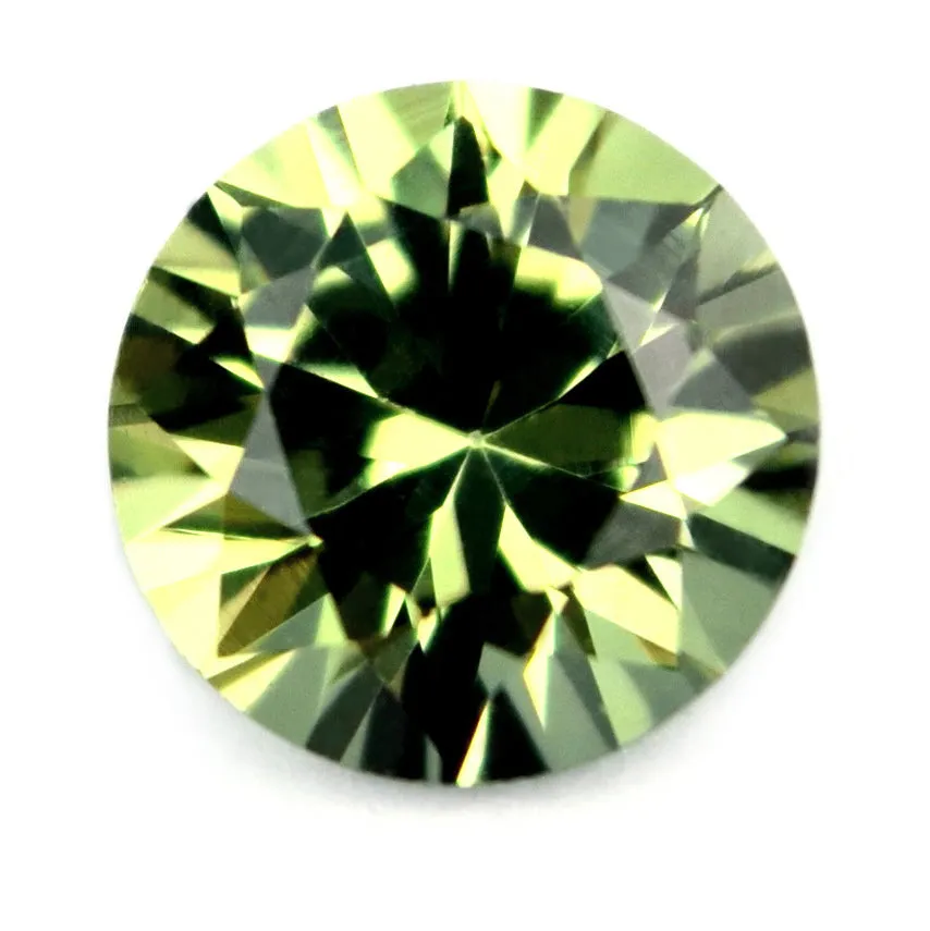 0.60ct Certified Natural Green Sapphire